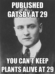 Fitzgerald is judging you. 