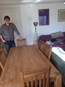 Great job, sweetheart! Good assembling... Go team! Woo!